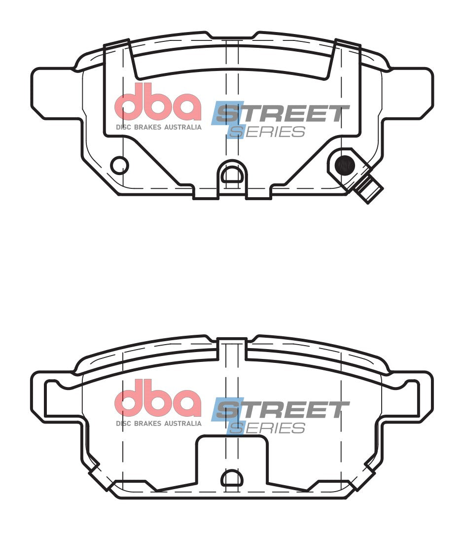 Placute Frana DBA Street Series Ceramic Spate Suzuki DB2364SS