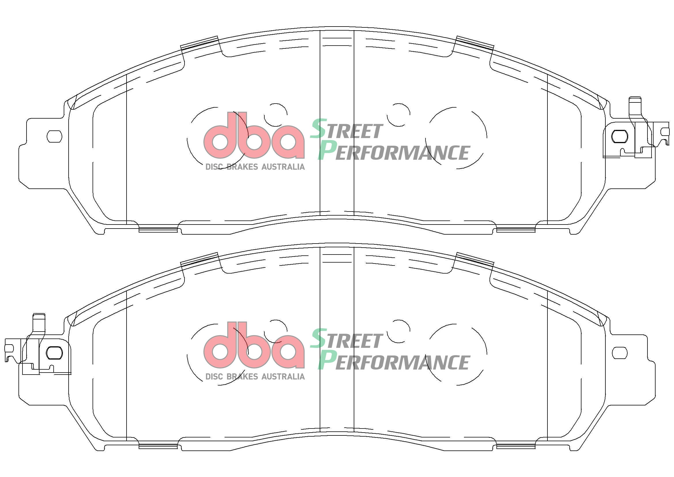 Placute Frana DBA Street Performance Fata Nissan Leaf DB2374SP