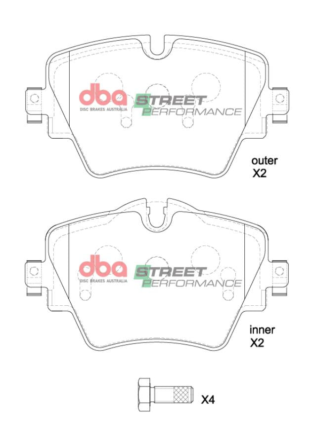Placute Frana DBA Street Performance Fata BMW/Mini/Toyota DB2377SP
