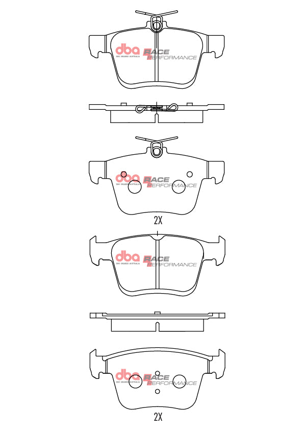 Placute Frana DBA Race Performance Spate DB2384RP