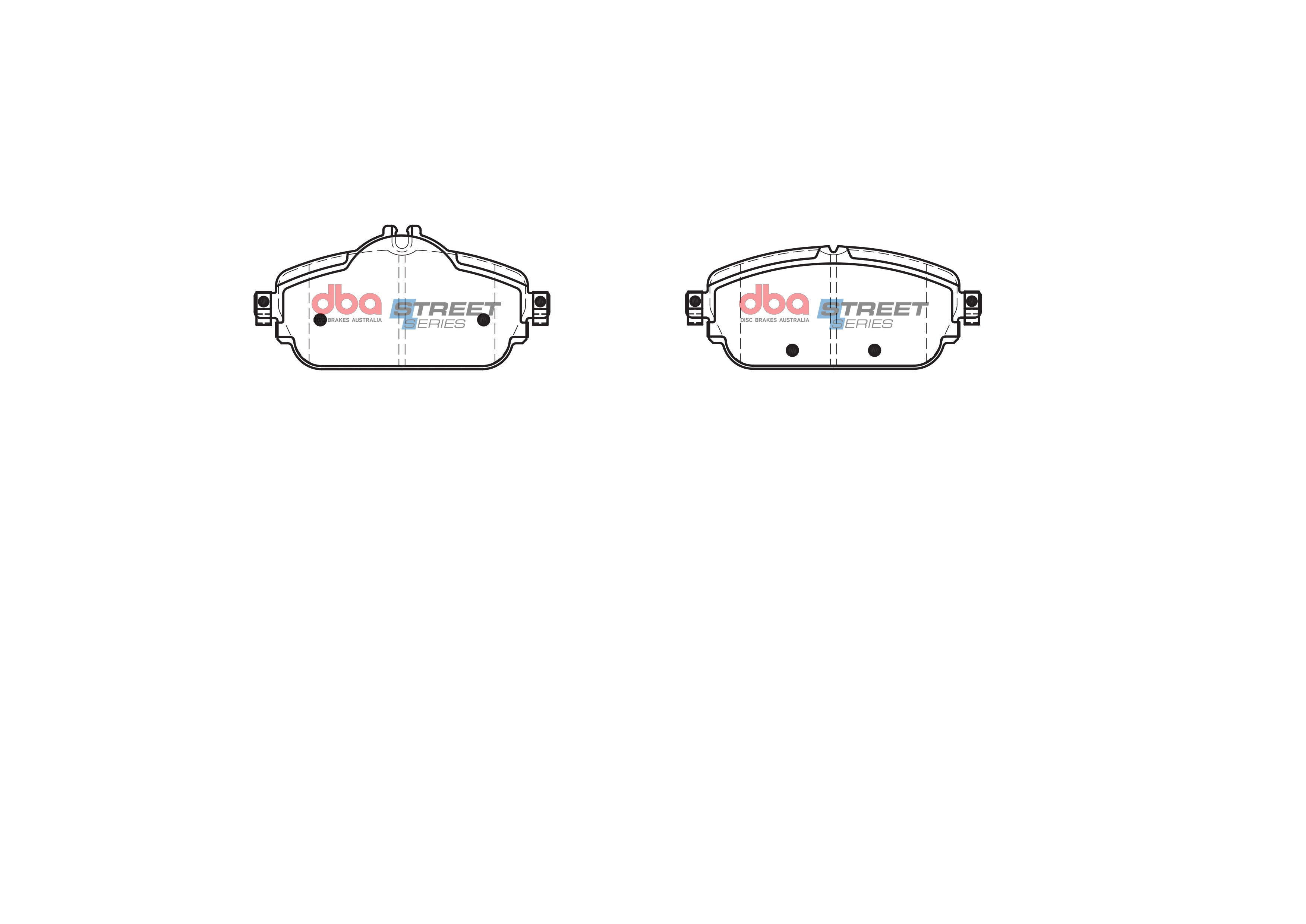 Placute Frana DBA Street Series Ceramic Fata Mercedes-Benz C-Class / Mercedes-Benz E-Class DB2403SS