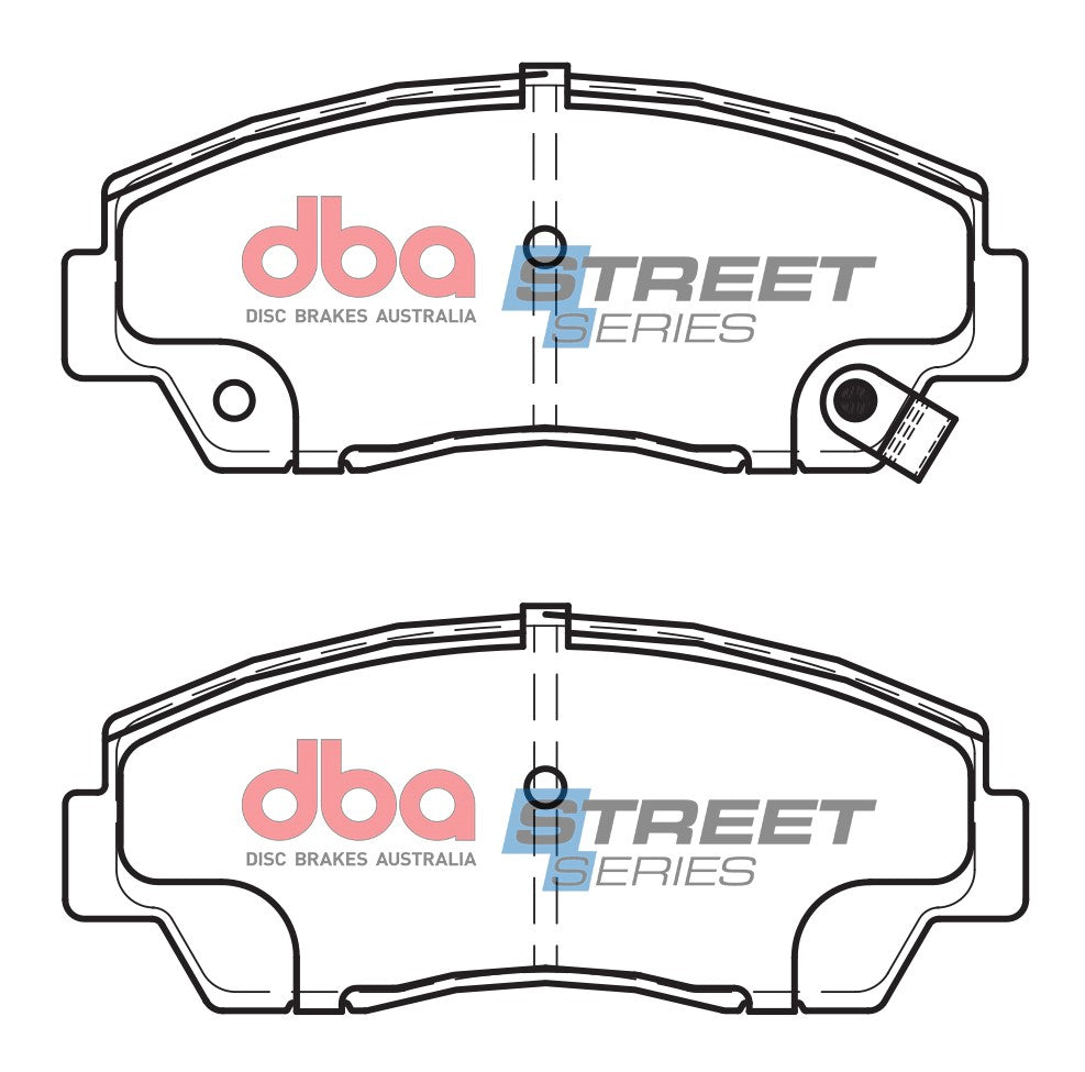 Placute Frana DBA Street Series Ceramic Fata DB409SS