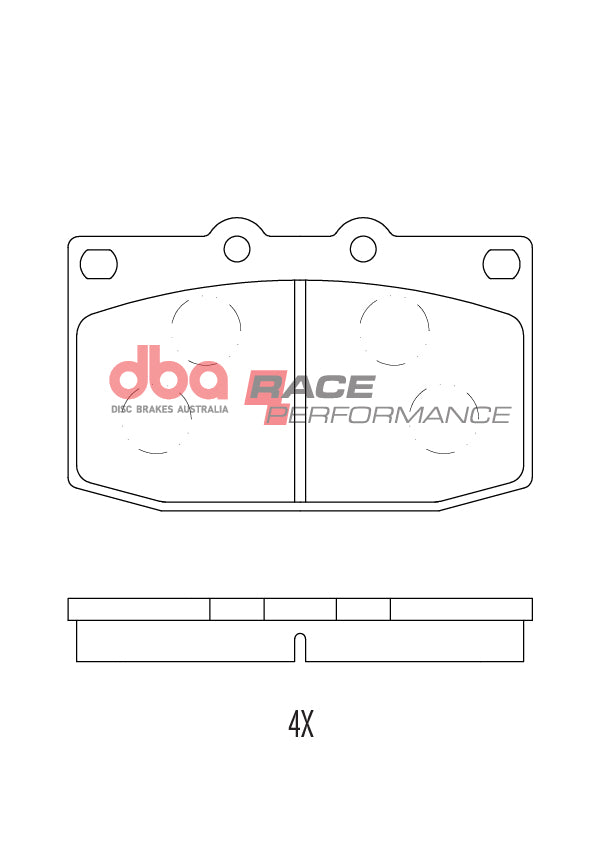 Placute Frana DBA Race Performance Fata Mazda RX-7 DB416RP