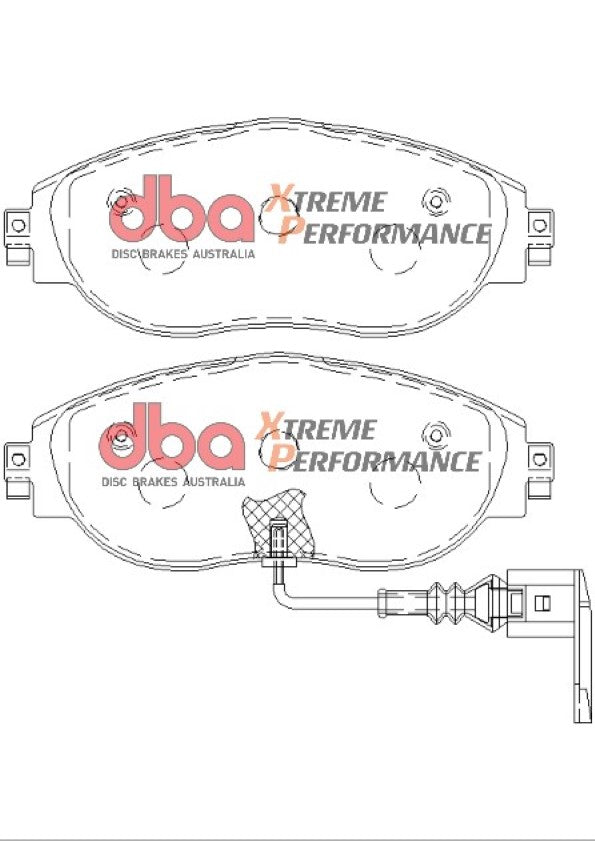Placute Frana DBA Brake Kit 4000 Series T3 Slotted & Xtreme Performance (2x DBA42830S + DB8849XP) Fata DBA42830S-8849XP