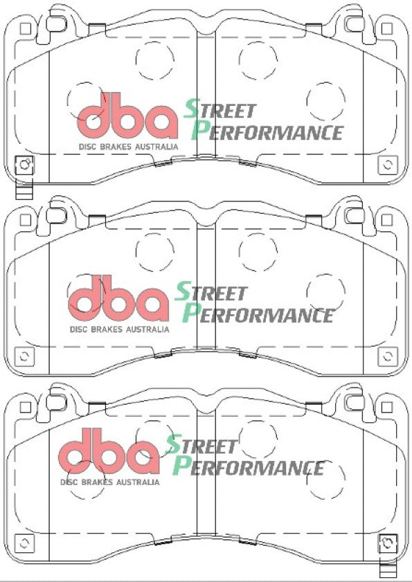 Placute Frana DBA Street Performance Fata Ford Mustang DB9021SP