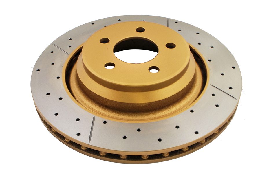 Disc Frana DBA Street Series X GOLD Spate 350mm Chrysler 300C / Dodge Challenger V6 DBA2445X