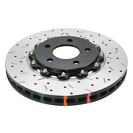 Disc Frana DBA 5000 Series Crossed Drilled & Slotted 2 Piece Black Hat Fata 320mm Audi/Seat/Volkswagen DBA5240BLKXS