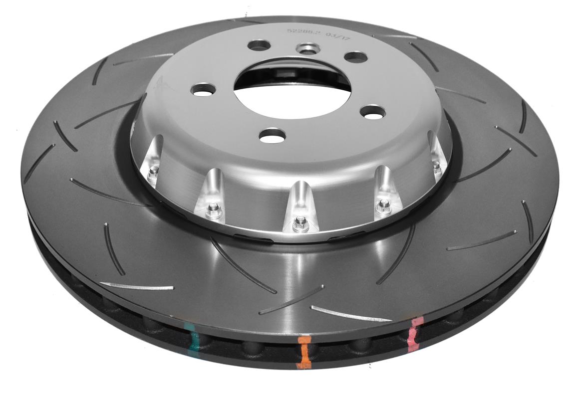 Disc Frana DBA 5000 Series T3 Slotted Silver Hat Fata 370mm BMW Seria 3 / BMW Seria 4 DBA52286SLVS