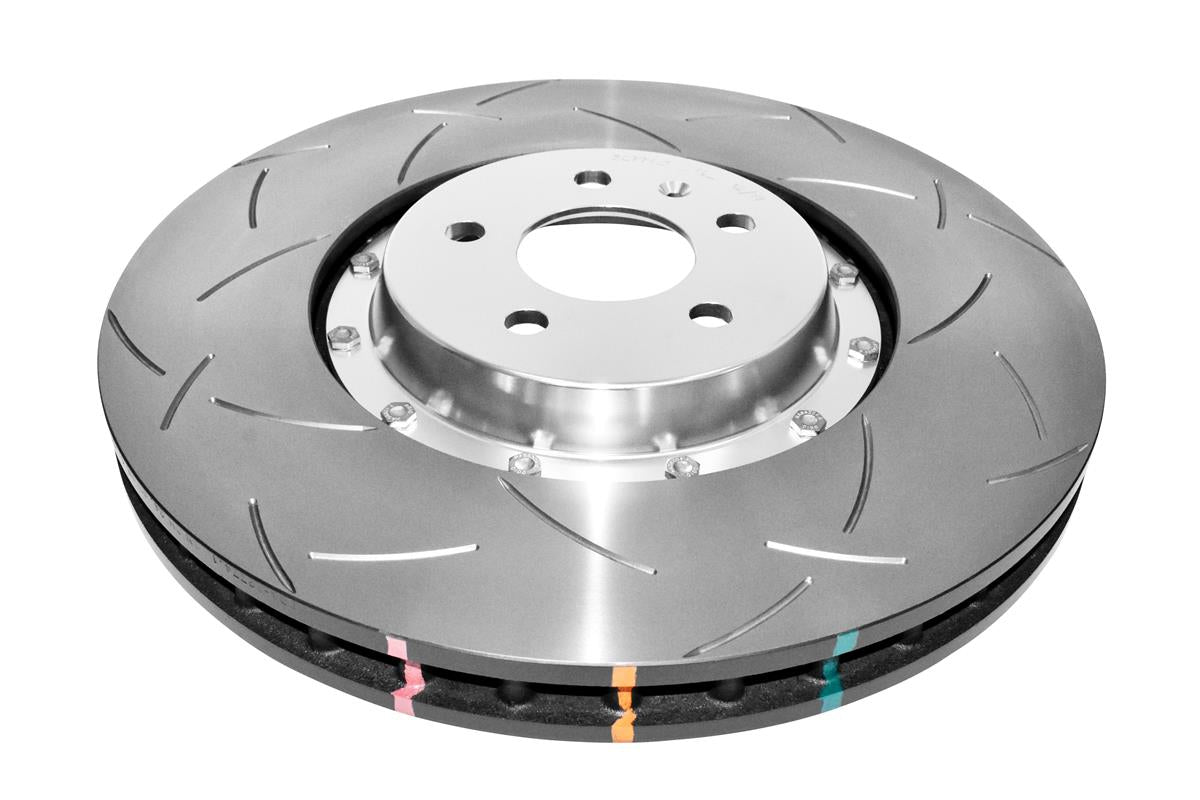 Disc Frana DBA 5000 Series T3 Slotted Silver Hat Fata 380mm Audi A8 / Audi SQ5 DBA52774SLVS