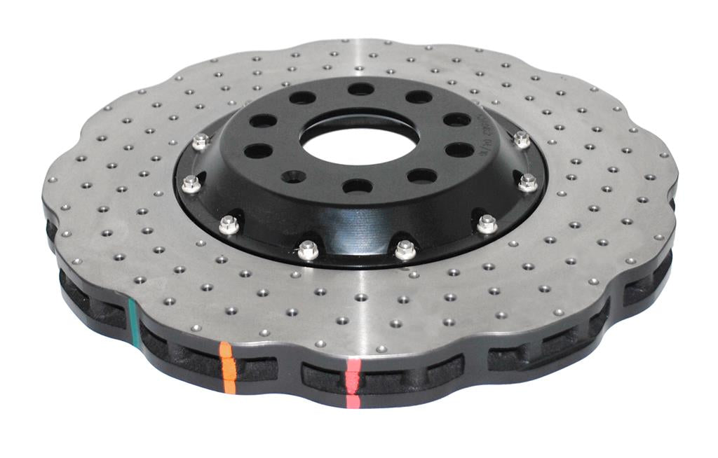 Disc Frana DBA 5000 Series Crossed Drilled & Dimpled Black Hat Fata 345mm DBA52808WBLKXD