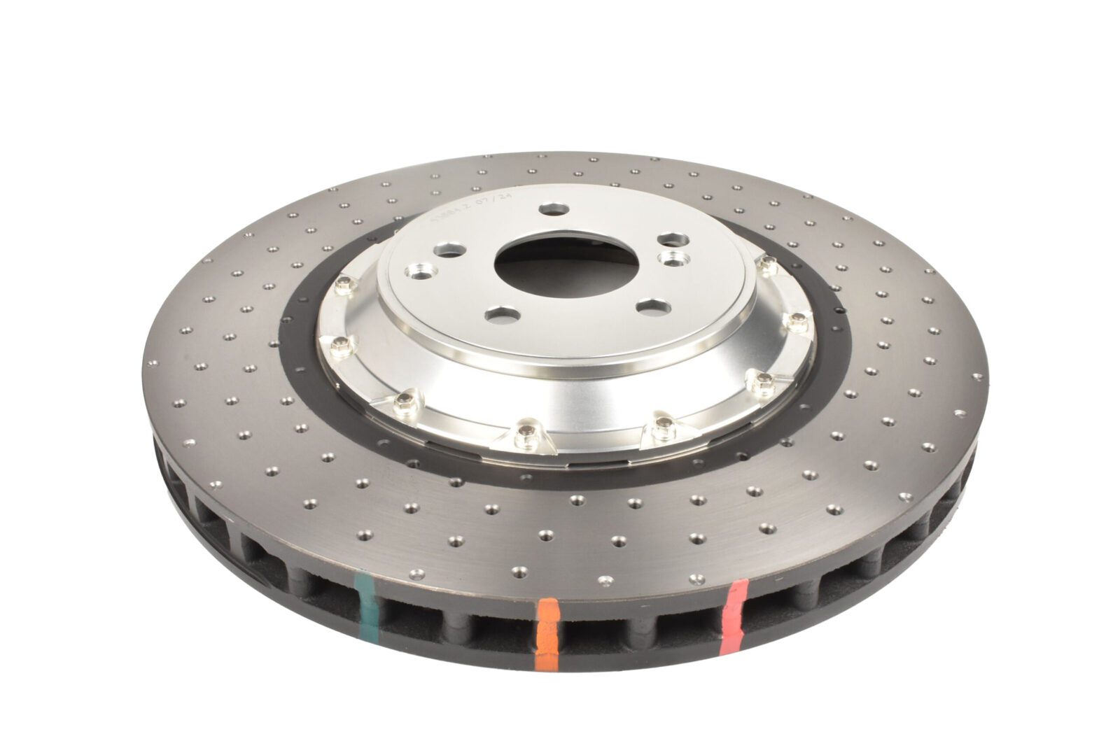 Disc Frana DBA 5000 Series Crossed Drilled & Dimpled Silver Hat Fata 390mm Mercedes-Benz C-Class DBA53884SLVXD