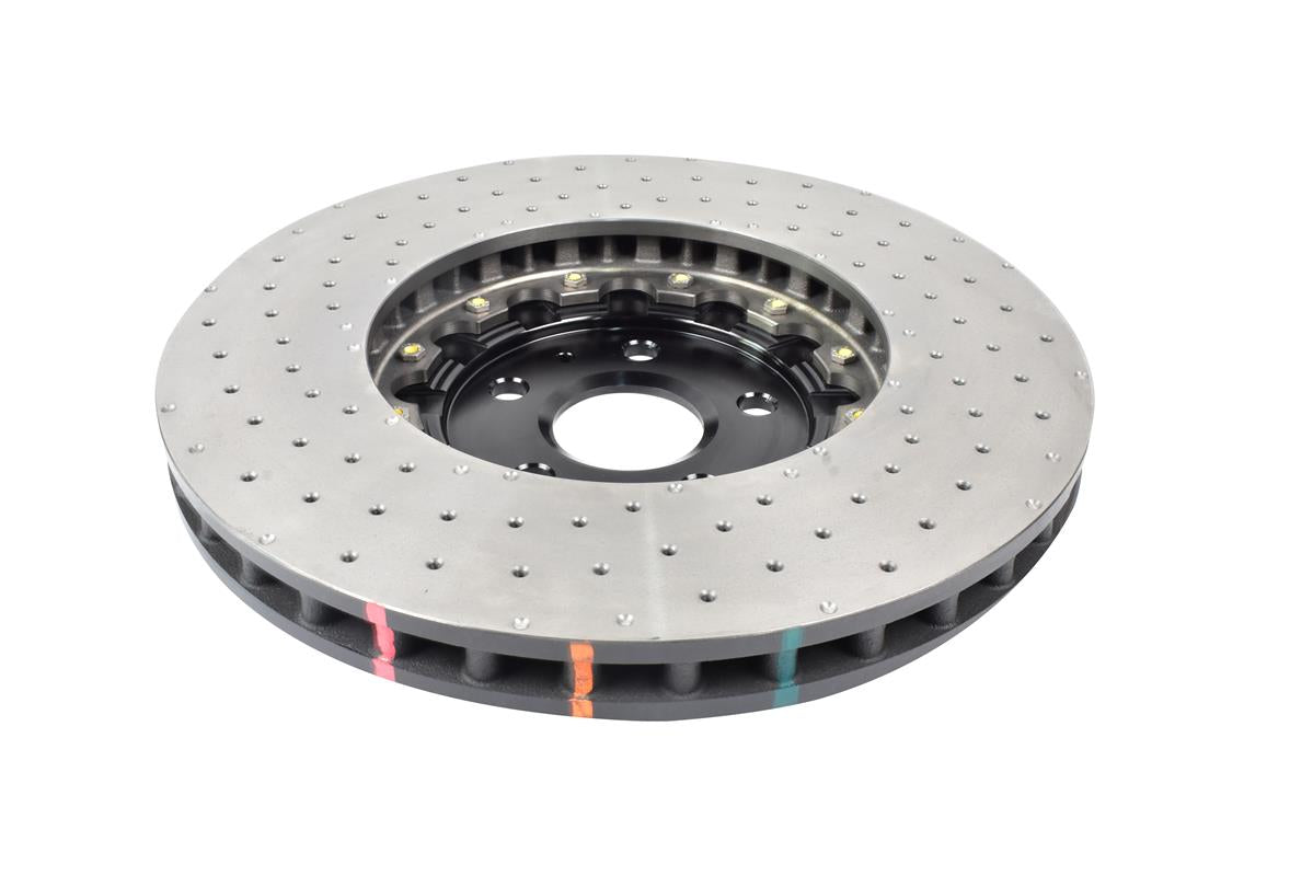 Disc Frana DBA 5000 Series Crossed Drilled & Dimpled Black Hat Fata 390mm Chevrolet Camaro DBA53940BLKXD