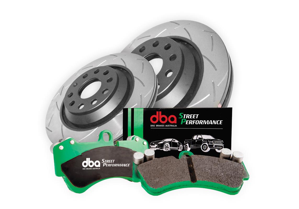 Placute Frana DBA Brake Kit 4000 Series T3 Slotted & Street Performance (2x DBA42809S + DB2384SP) Spate DBA42809S-2384SP