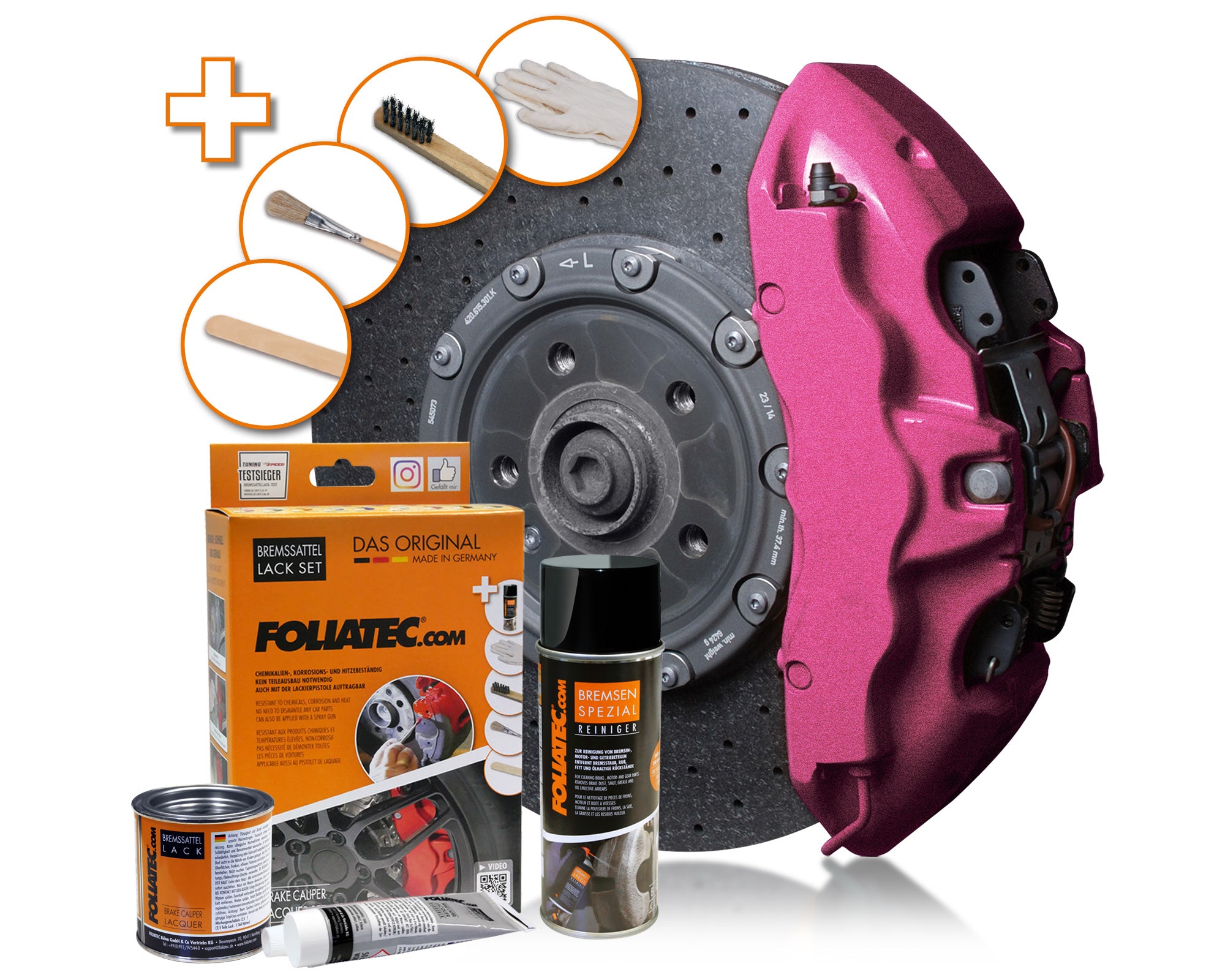 Kit vopsea etrieri Foliatec - Hot Pink Metallic