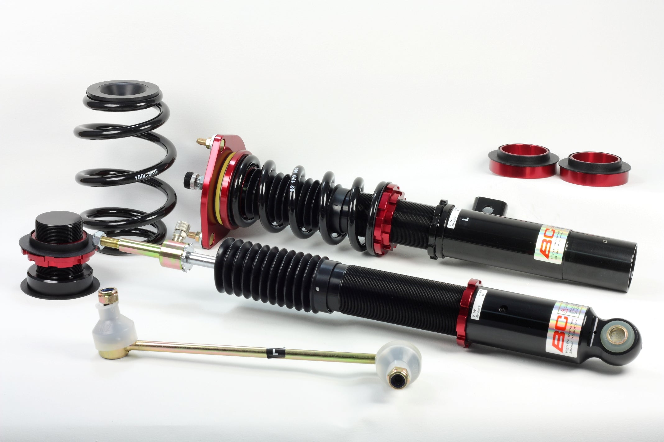 Suspensie Reglabila Coilover BC Racing V1 - Volkswagen Golf MK5 (05-09) FWD, strut 54.5mm, INC GTI/TDI/R32