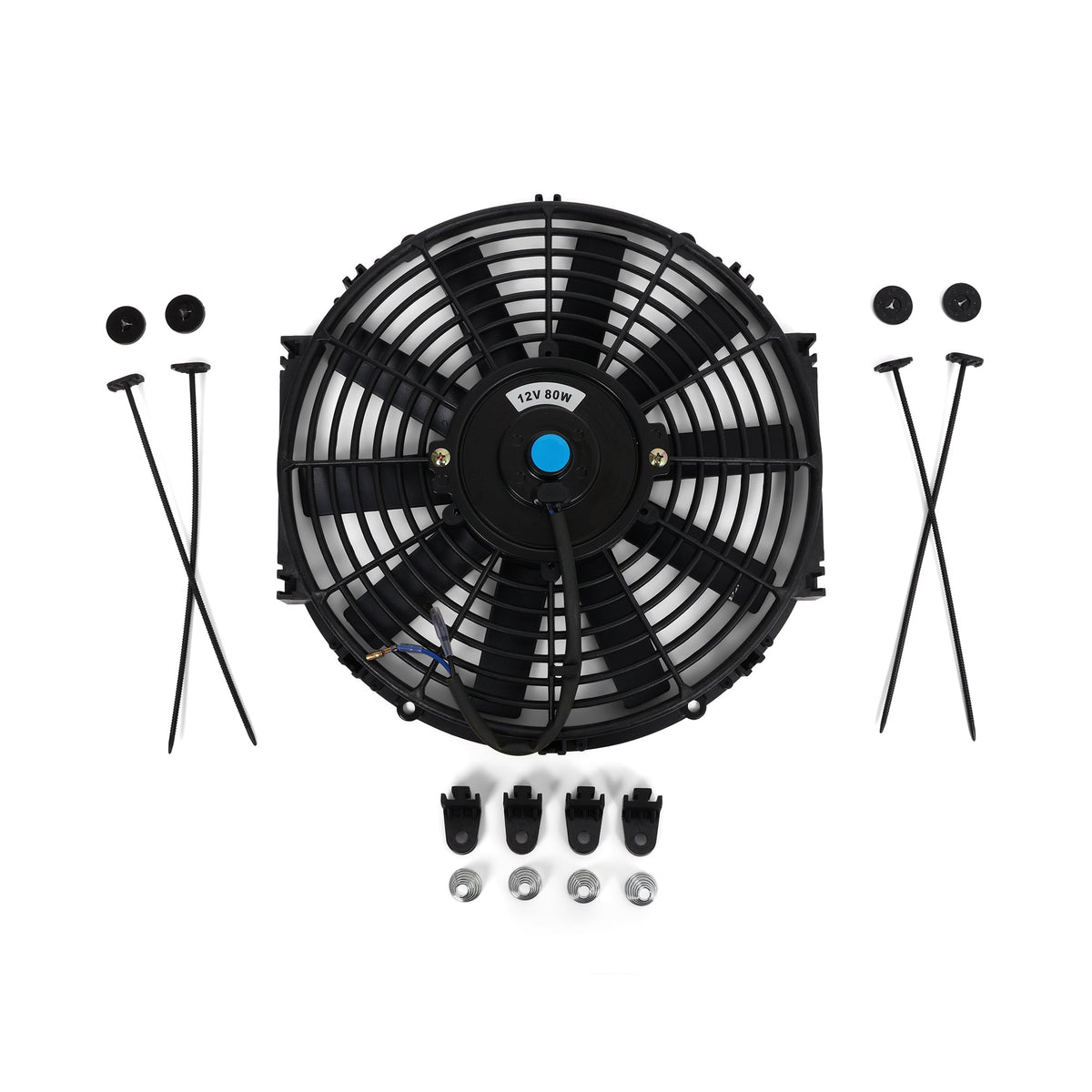 Electroventilator Slim Hybrid Racing - Honda CRX 88-91, Civic 01-20, Integra 02-06 si altele - HYB-FAN-01-12
