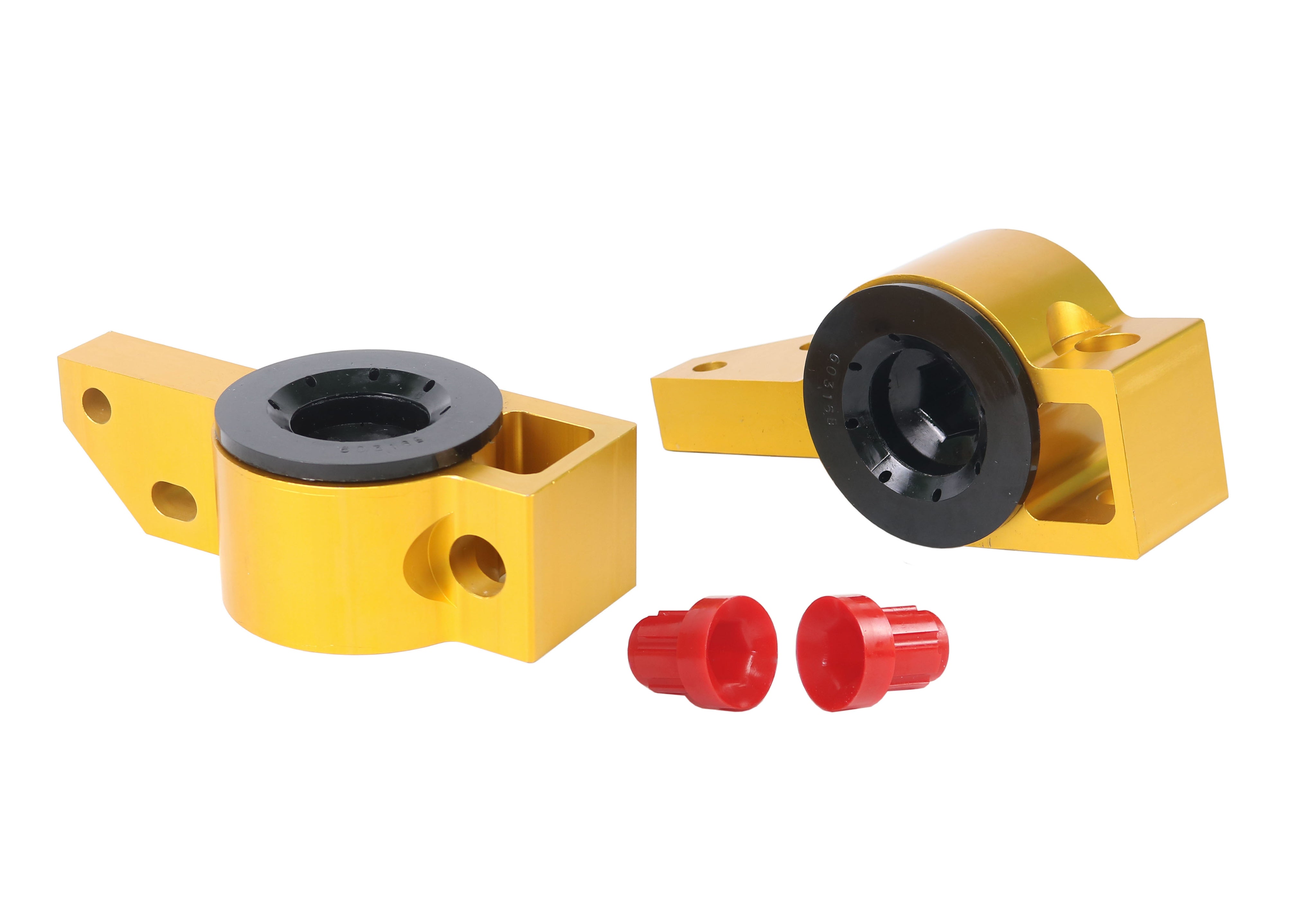 Set bucse brat suspensie inferior spate interior (decalaj dublu) Whiteline pentru Audi A3 / Seat Altea / Skoda Octavia / Vw Caddy - KCA316