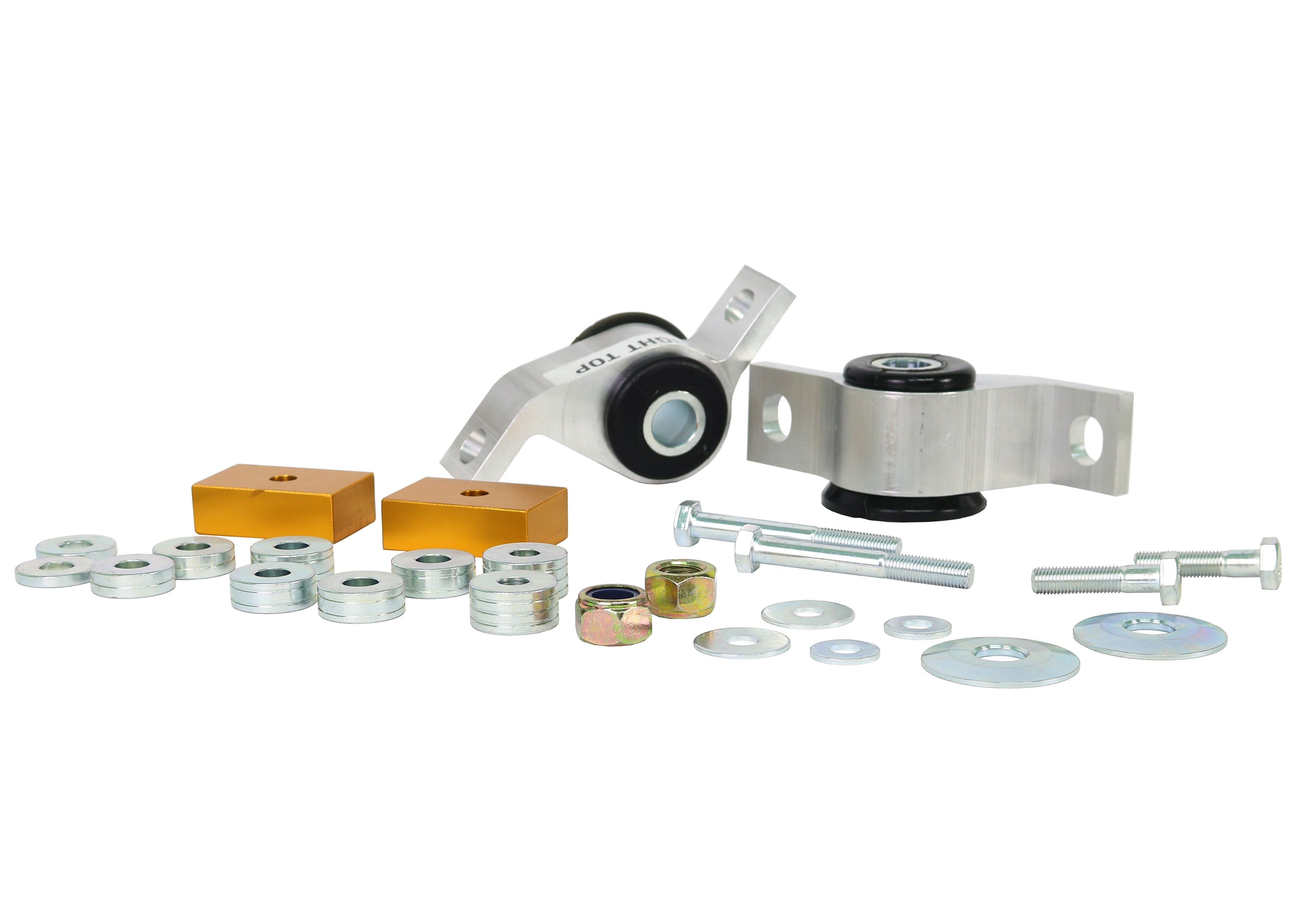 Set bucse brat suspensie inferior spate interior (decalaj dublu) Whiteline pentru Subaru Impreza - KCA359M