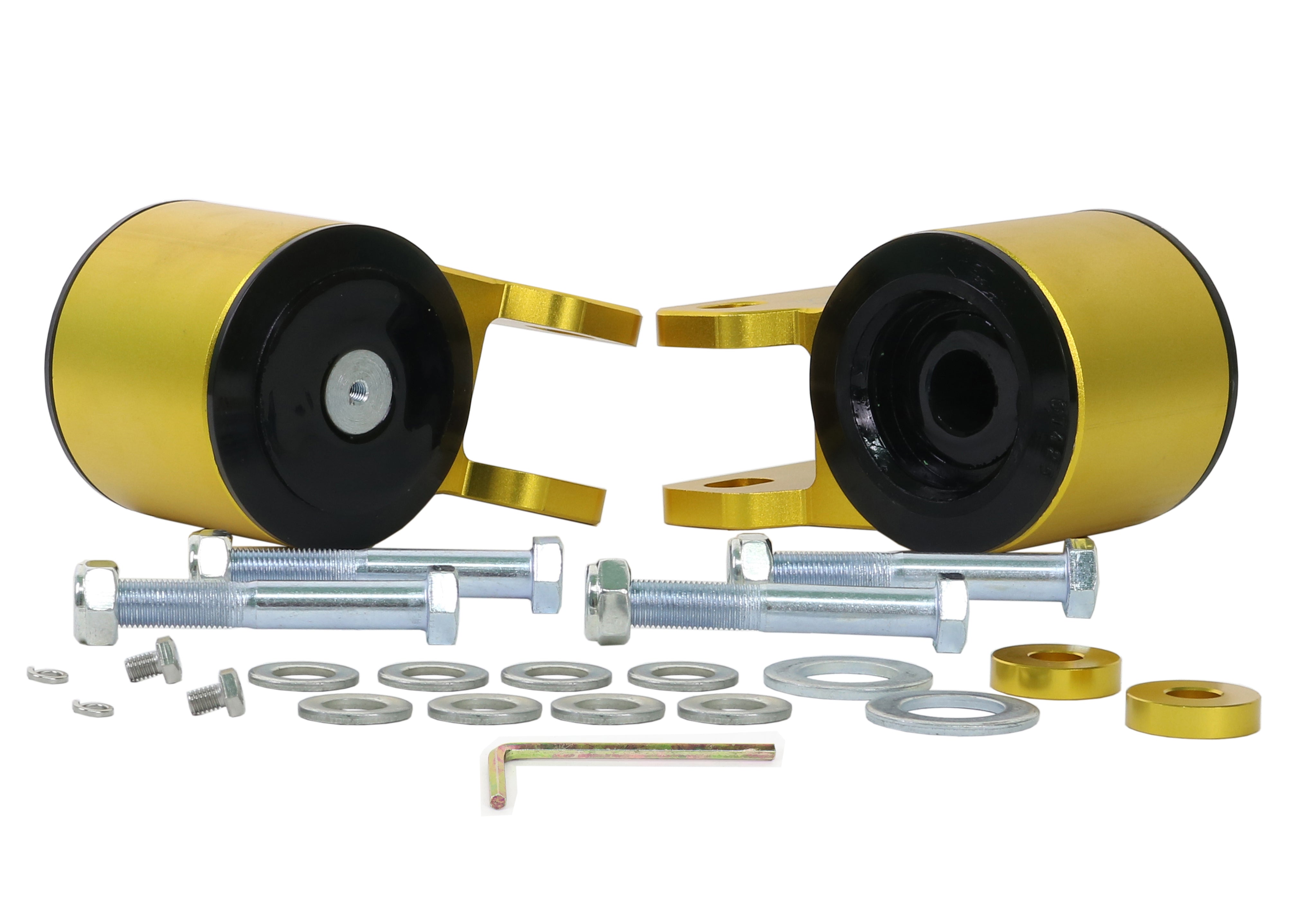 Set bucse brat suspensie inferior spate interior (decalaj dublu) Whiteline pentru Ford Focus / Mazda 3 / Volvo C30 - KCA428