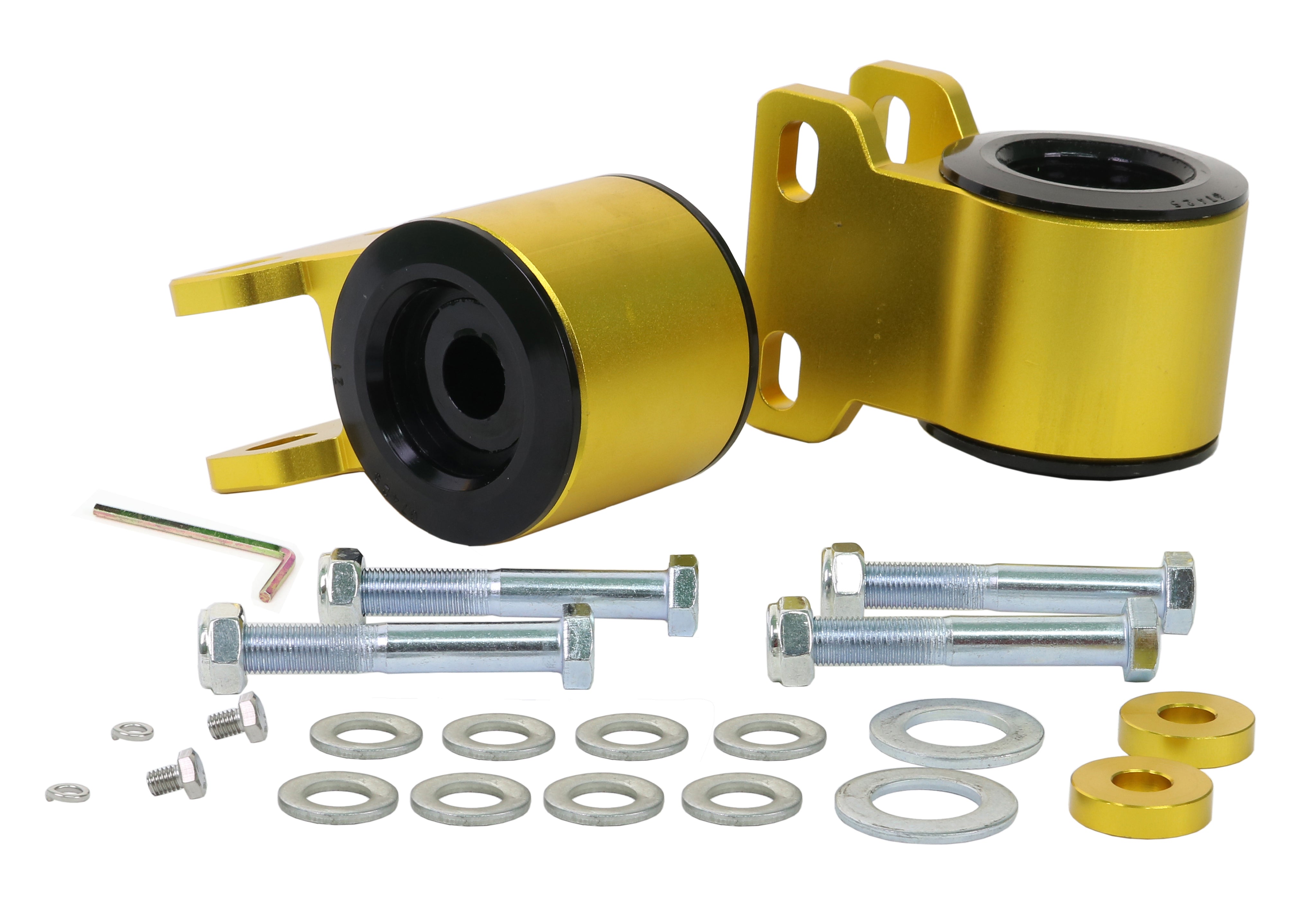 Set bucse brat suspensie inferior spate interior (decalaj dublu) Whiteline pentru Ford Focus / Mazda 3 / Volvo C30 - KCA428