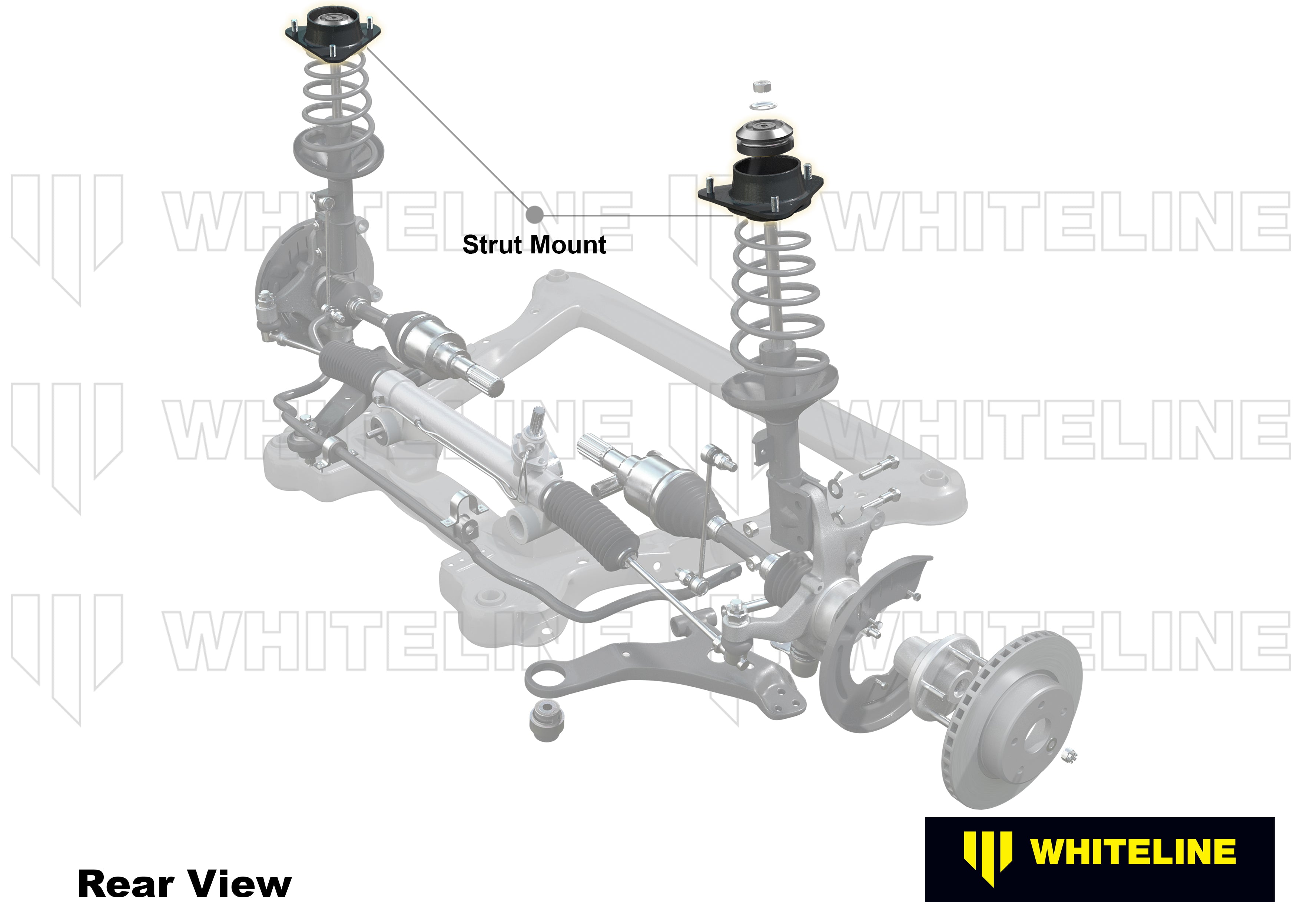 Flansa amortizor kit Whiteline pentru Hyundai I30 / Kia Cerato - KCA478