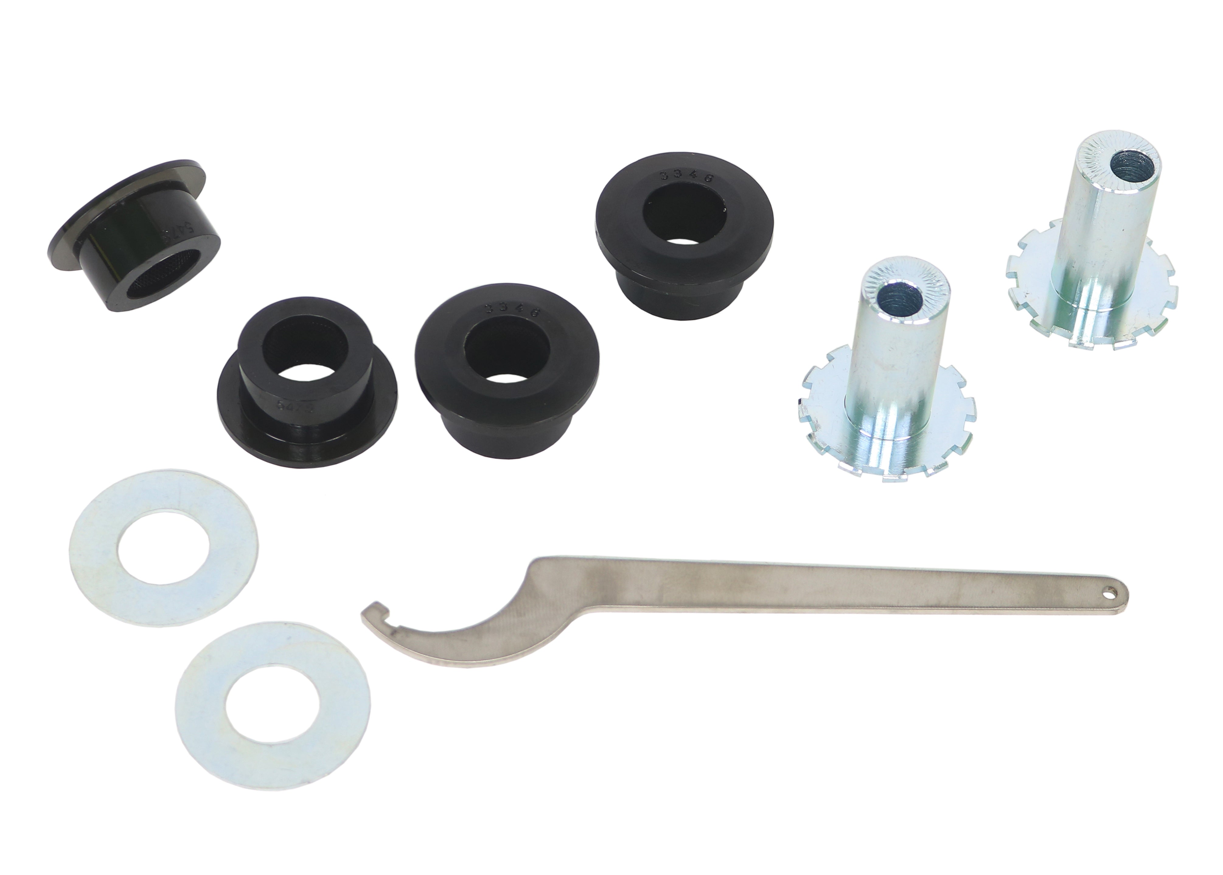Set bucse brat suspensie inferior fata interior (decalaj dublu) Whiteline pentru Audi A3 / Seat Altea / Skoda Octavia / Vw Beetle - KCA538