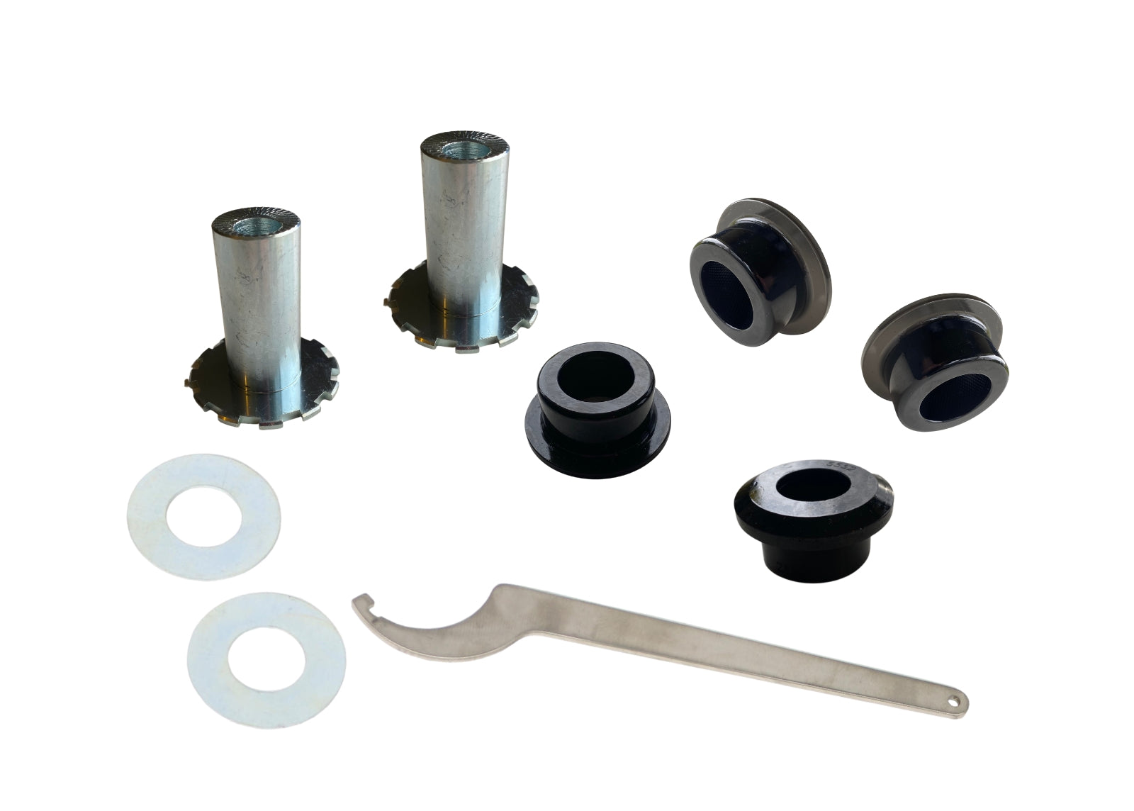 Set bucse brat suspensie inferior fata interior (decalaj dublu) Whiteline pentru Audi A3 / Seat Leon / Skoda Octavia / Vw Caddy - KCA539