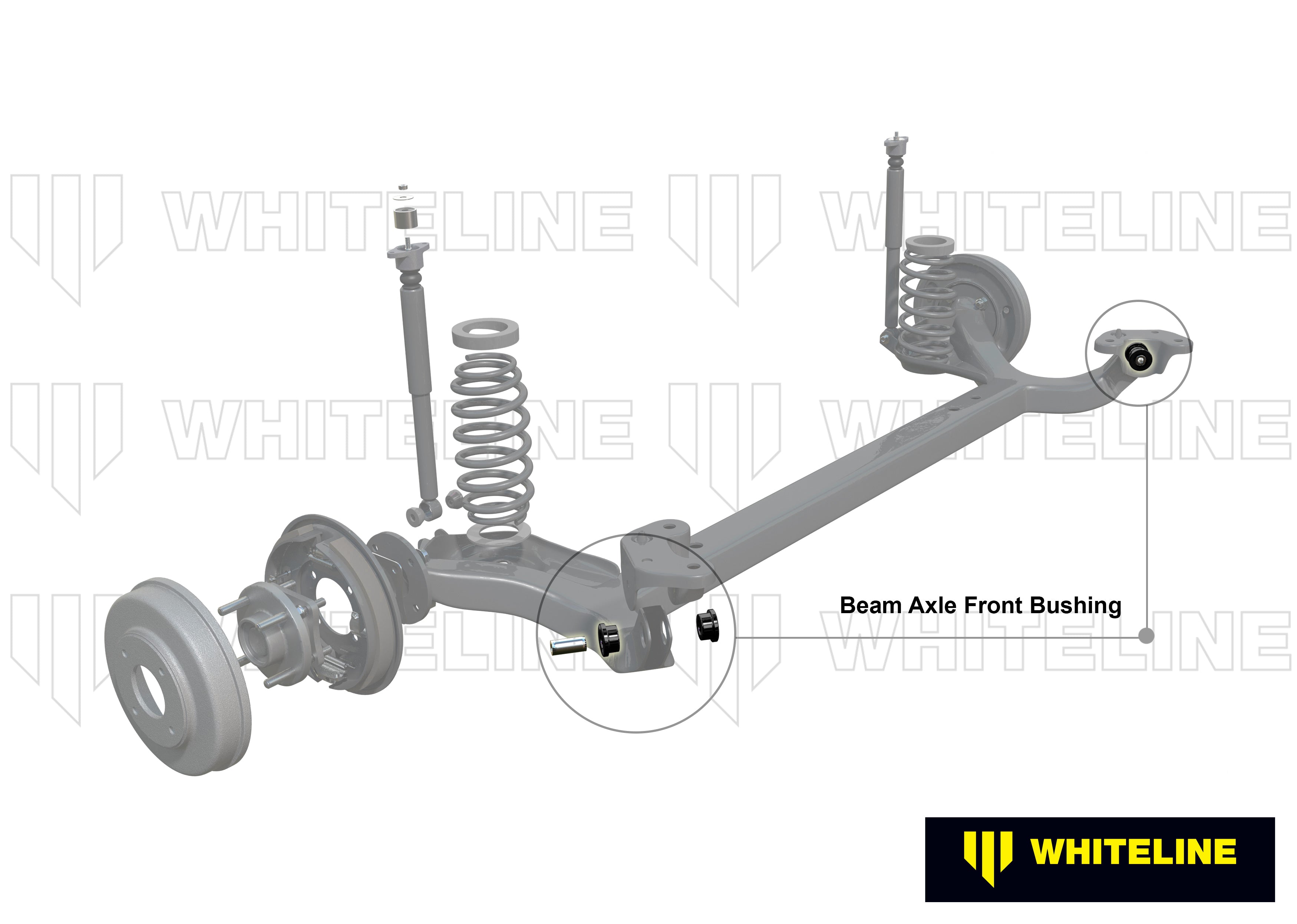 Set bucsi punte rigida Whiteline pentru Opel Astra - KDT950