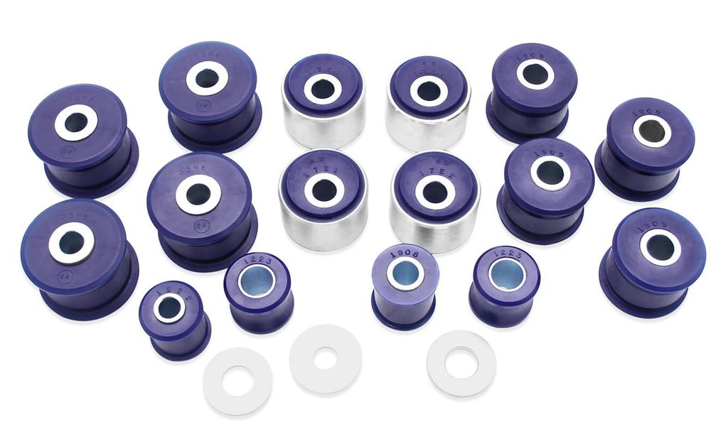 Set bucse brat tensiune si bara panhard SuperPro pentru Toyota Land Cruiser - KIT0088ADJK