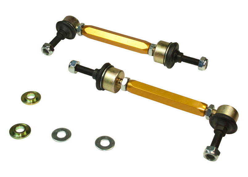 Set bielete antiruliu h/duty adj steel ball Whiteline pentru Nissan Patrol - KLC114