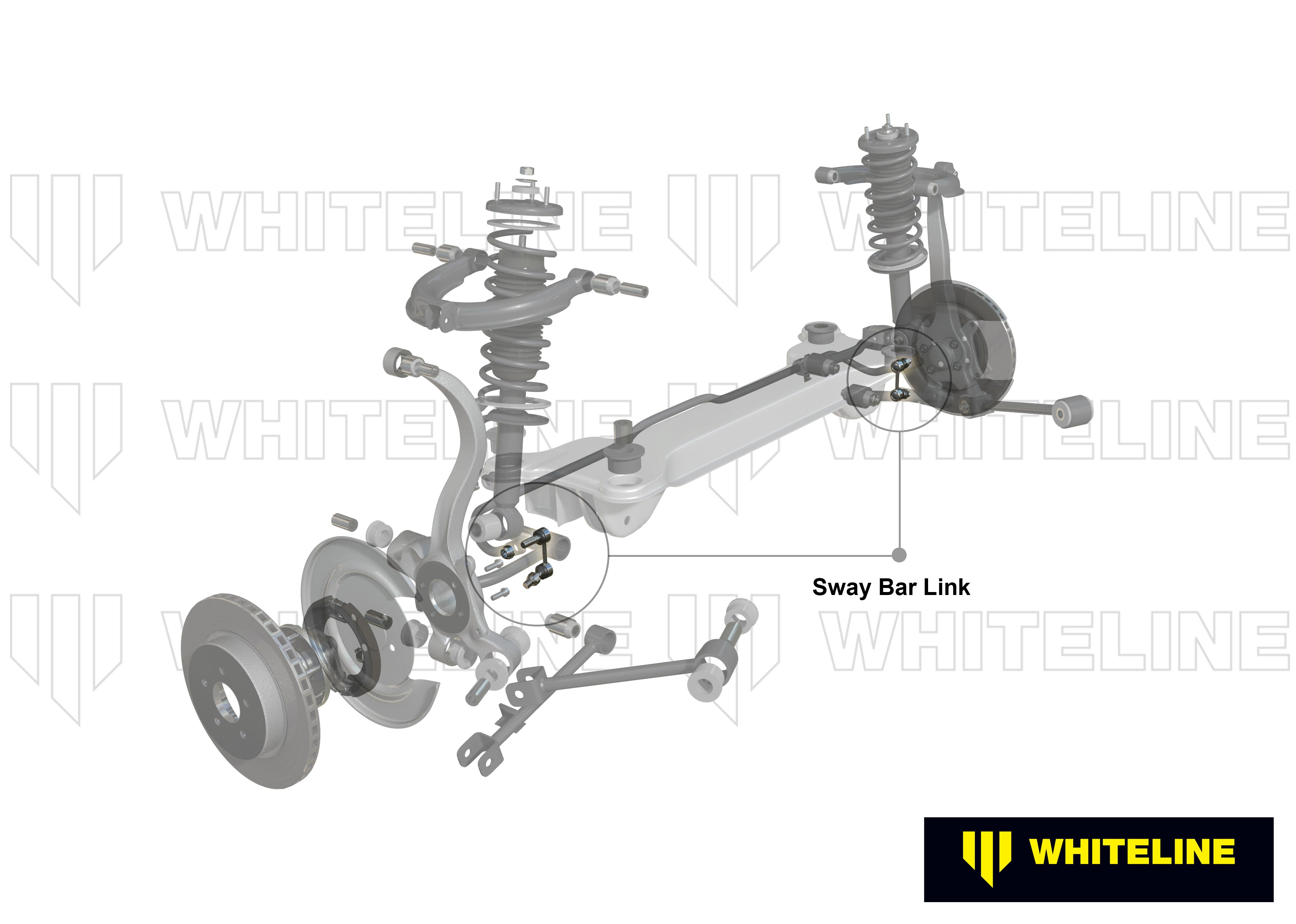 Set bielete antiruliu Whiteline pentru Hyundai Grandeur / Nissan Gt-R - KLC173