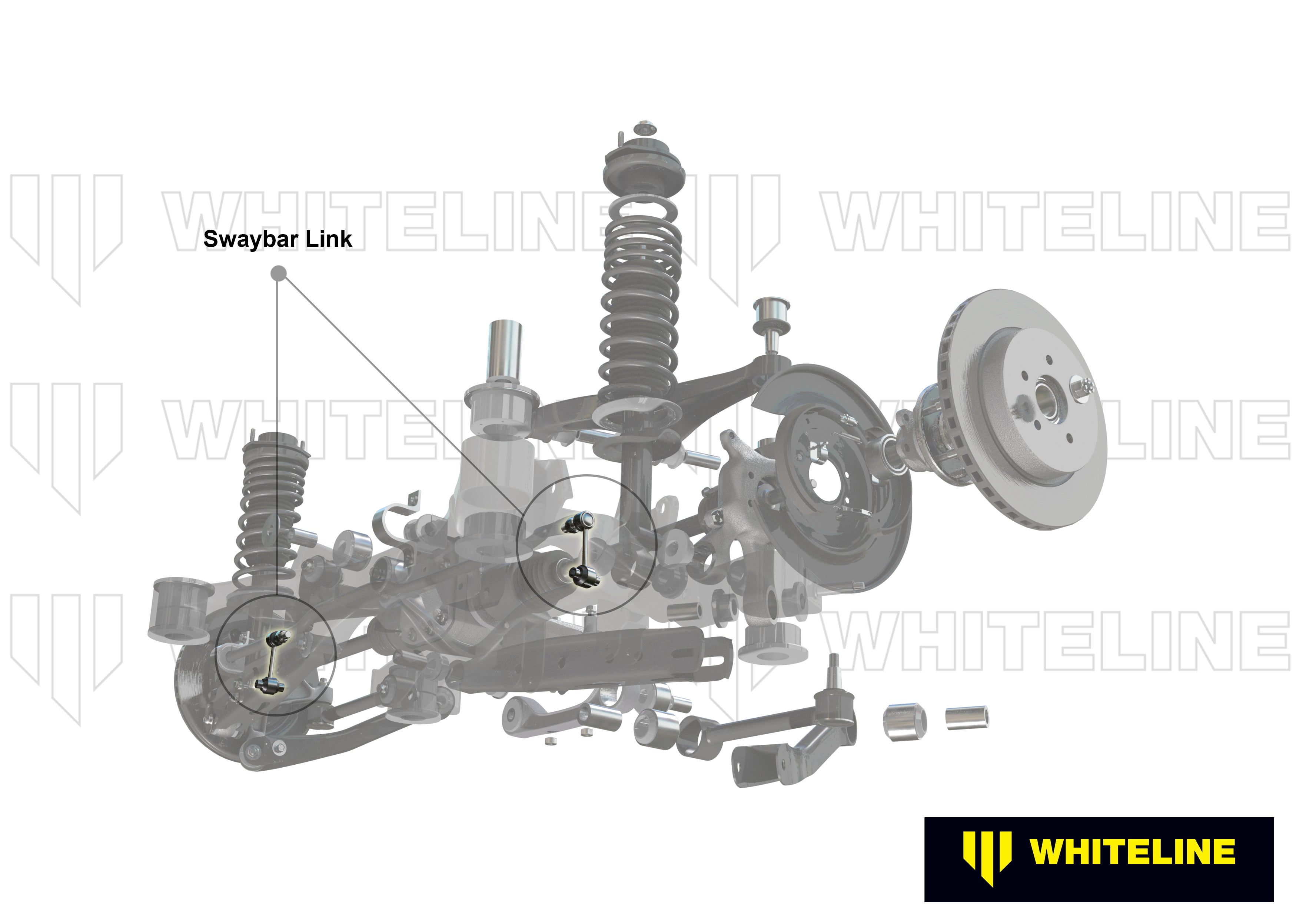 Set bielete antiruliu Whiteline pentru Subaru Forester - KLC200