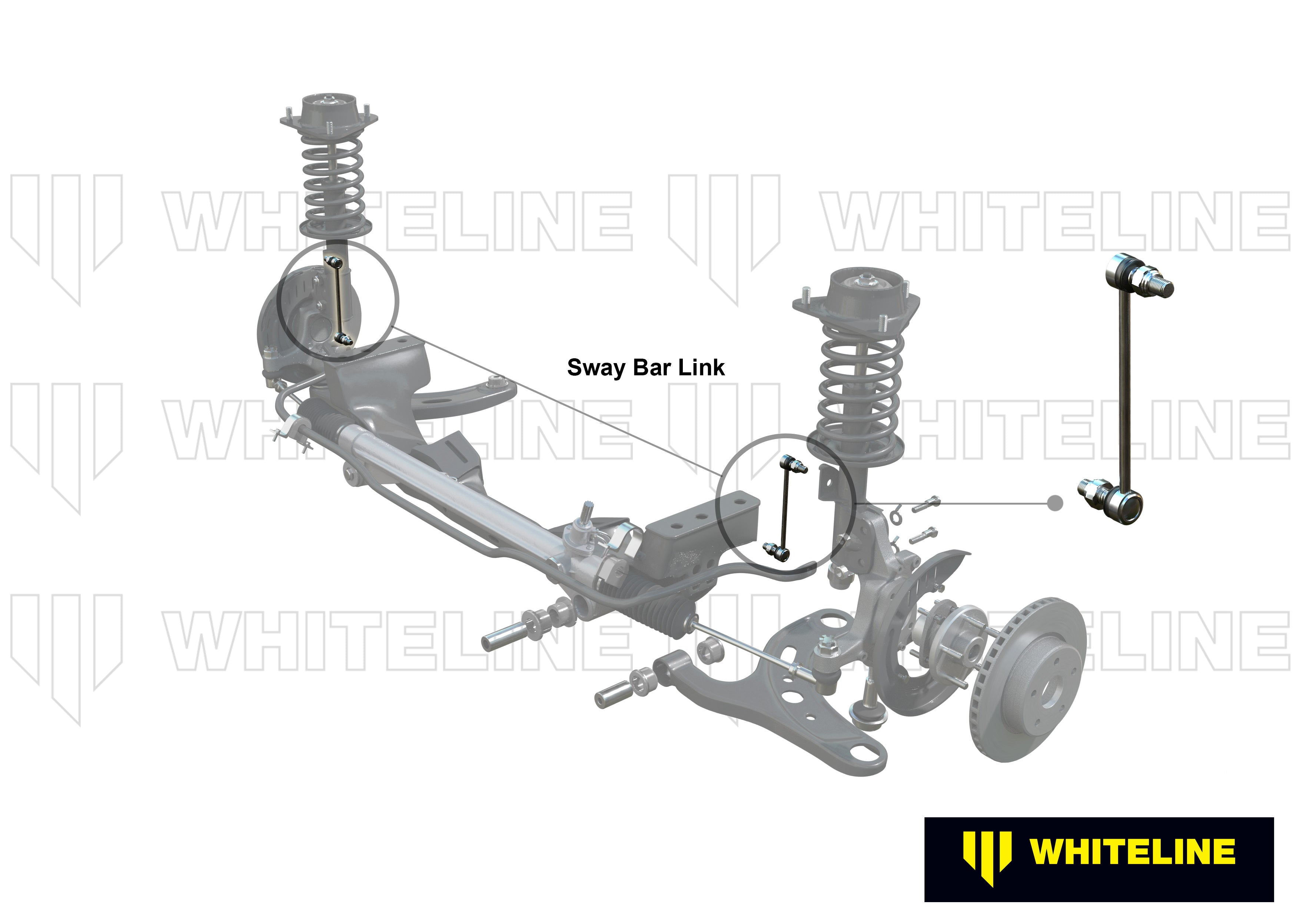 Set bielete antiruliu Whiteline pentru Subaru Brz / Toyota 86 - KLC219