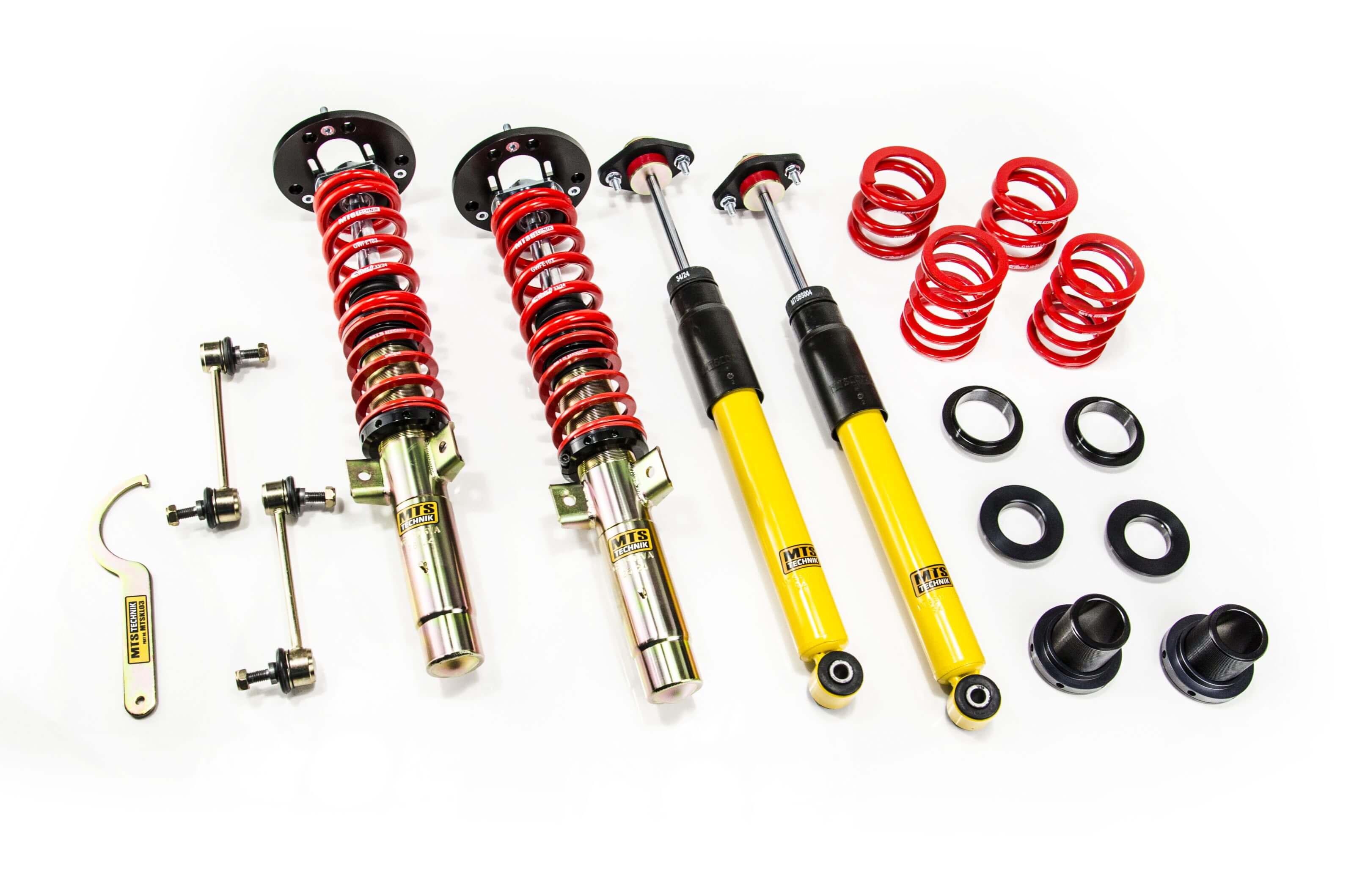 Suspensie Reglabila Coilover MTS Technik Stance pentru BMW 3 (E46), 3 Compact (E46) si altele - MTSGWBM100-S