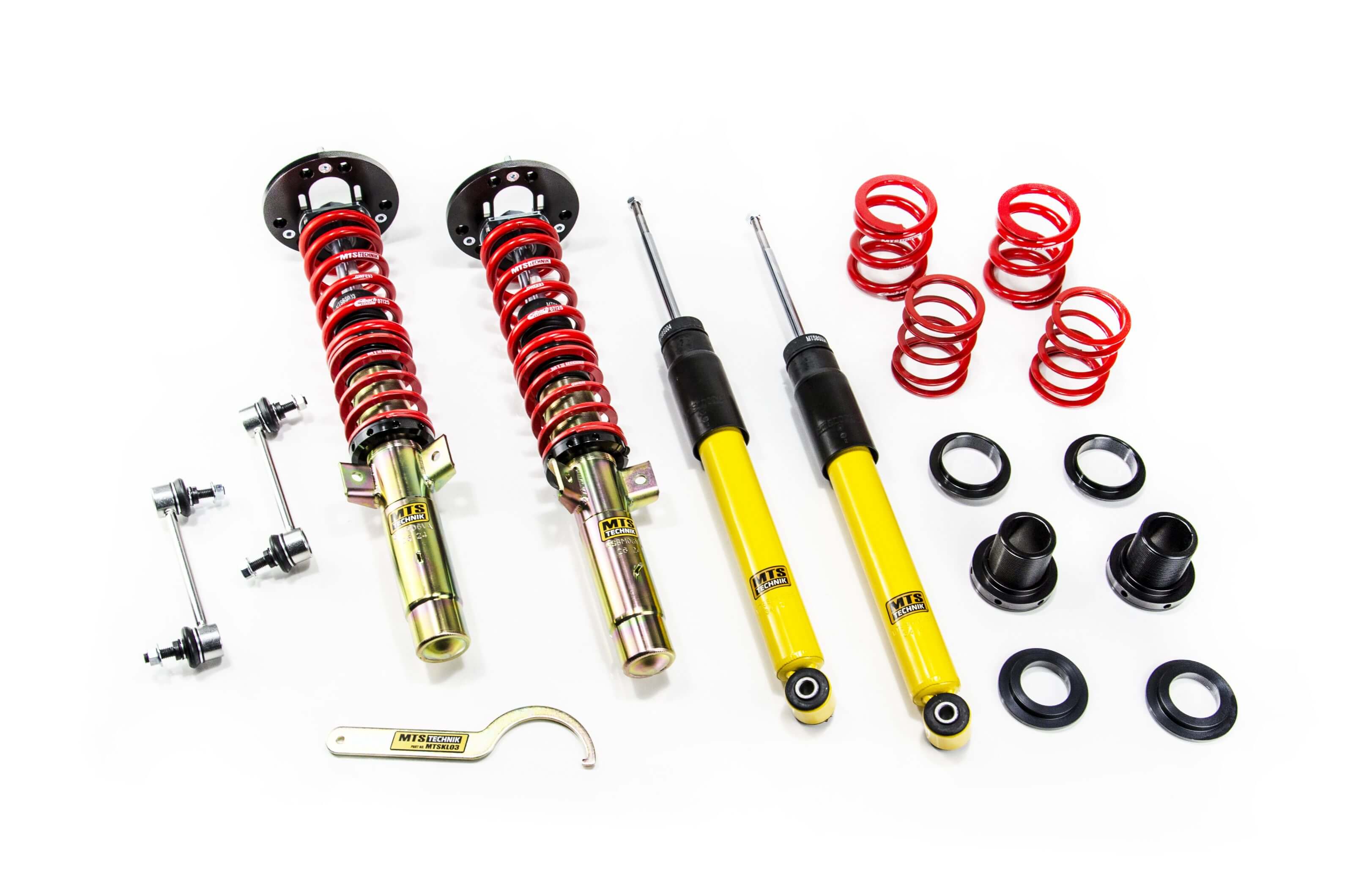 Suspensie Reglabila Coilover MTS Technik Street pentru BMW 3 (E46), 3 Compact (E46) si altele - MTSGWBM118
