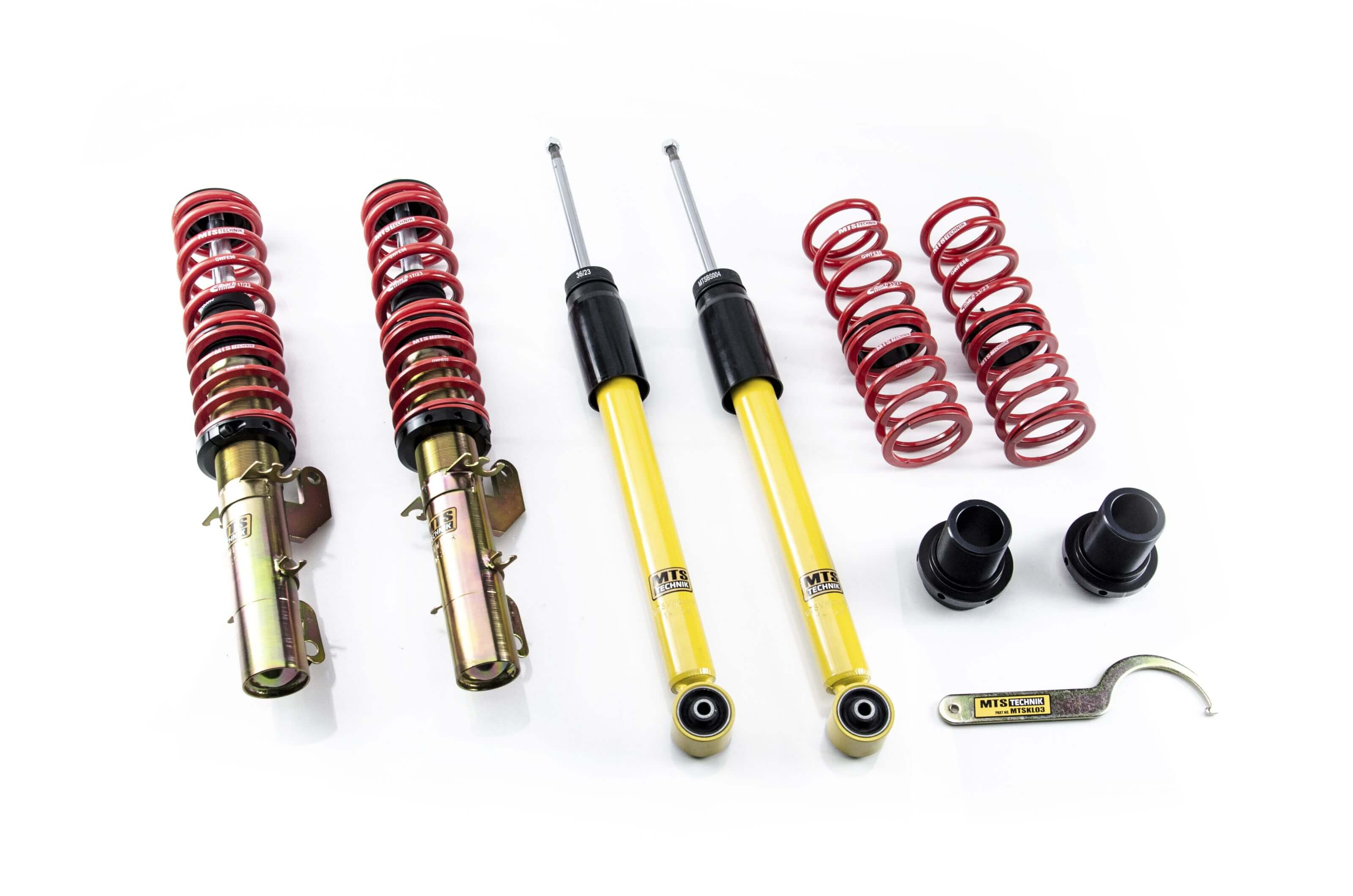 Suspensie Reglabila Coilover MTS Technik Stance pentru Audi A3 (8L), TT (8N) / Seat LEON (1M), TOLEDO II (1M) si altele - MTSGWVW10-S
