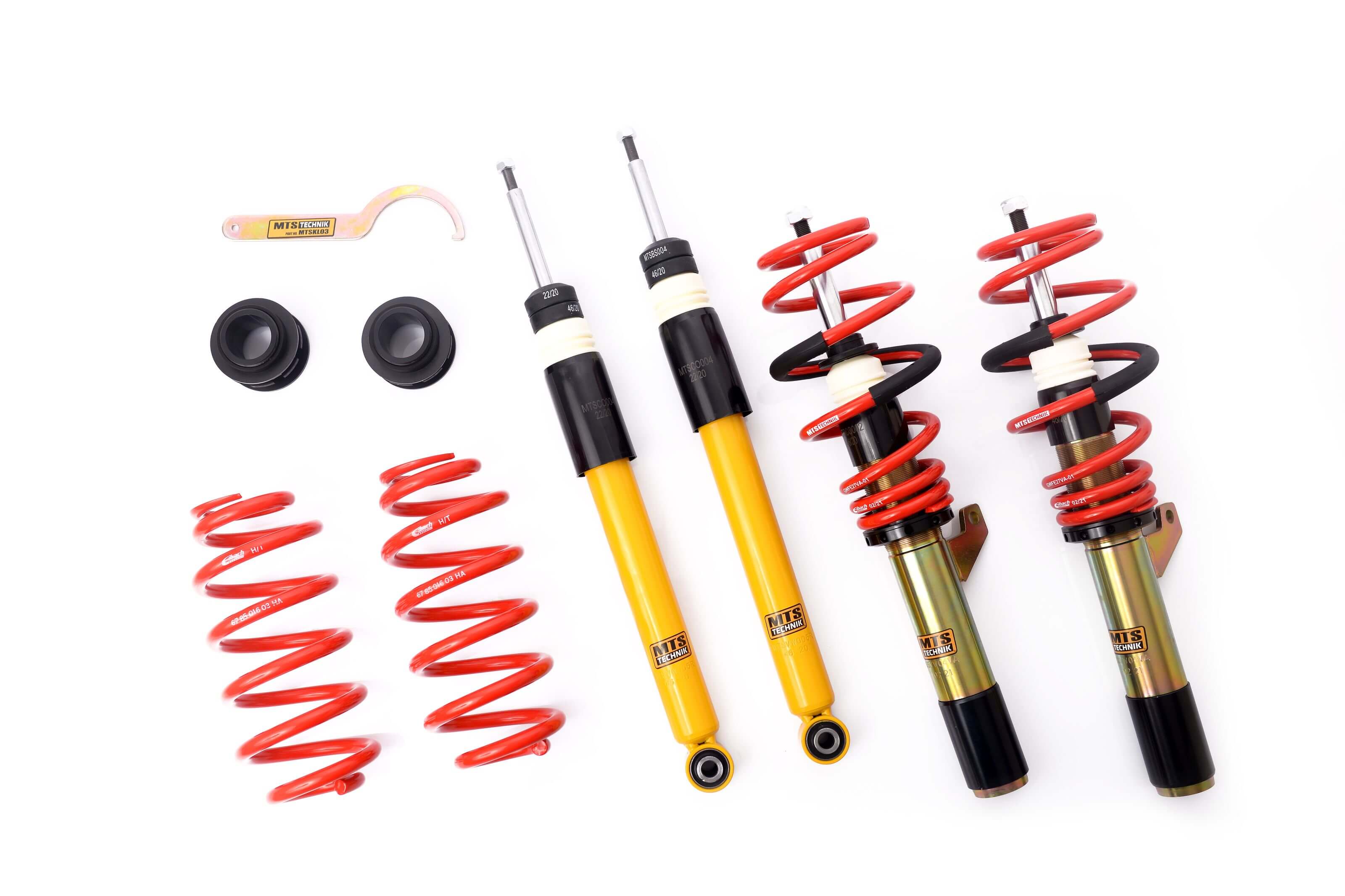 Suspensie Reglabila Coilover MTS Technik Street pentru Skoda SUPERB II (3T), SUPERB II Estate (3T) / Volkswagen CC B7 (358), PASSAT B6 (3C2) si altele - MTSGWVW45