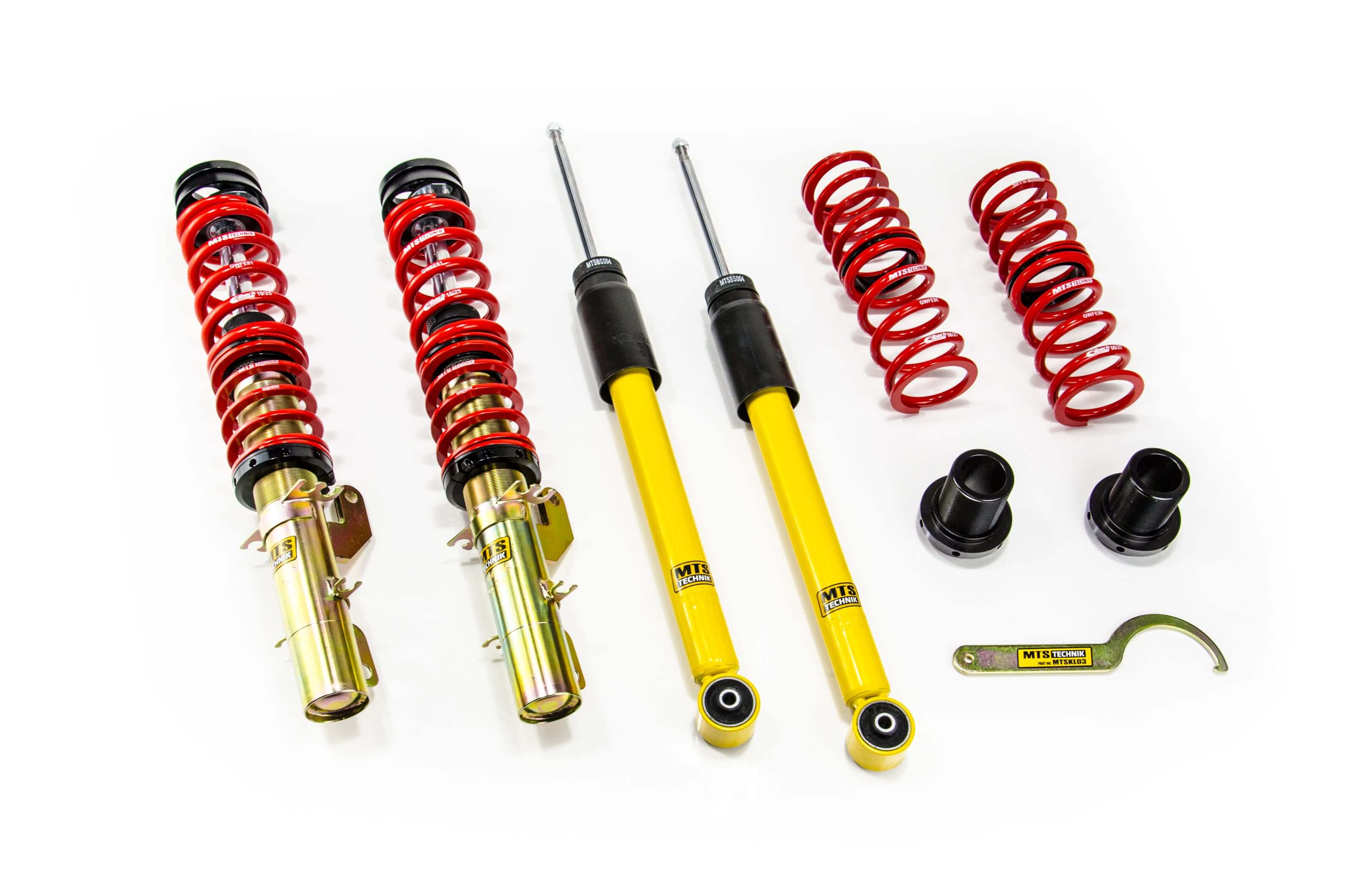 Suspensie Reglabila Coilover MTS Technik Stance pentru Audi A3 (8L), TT (8N) / Seat LEON (1M), TOLEDO II (1M) si altele - MTSGWVW87-S