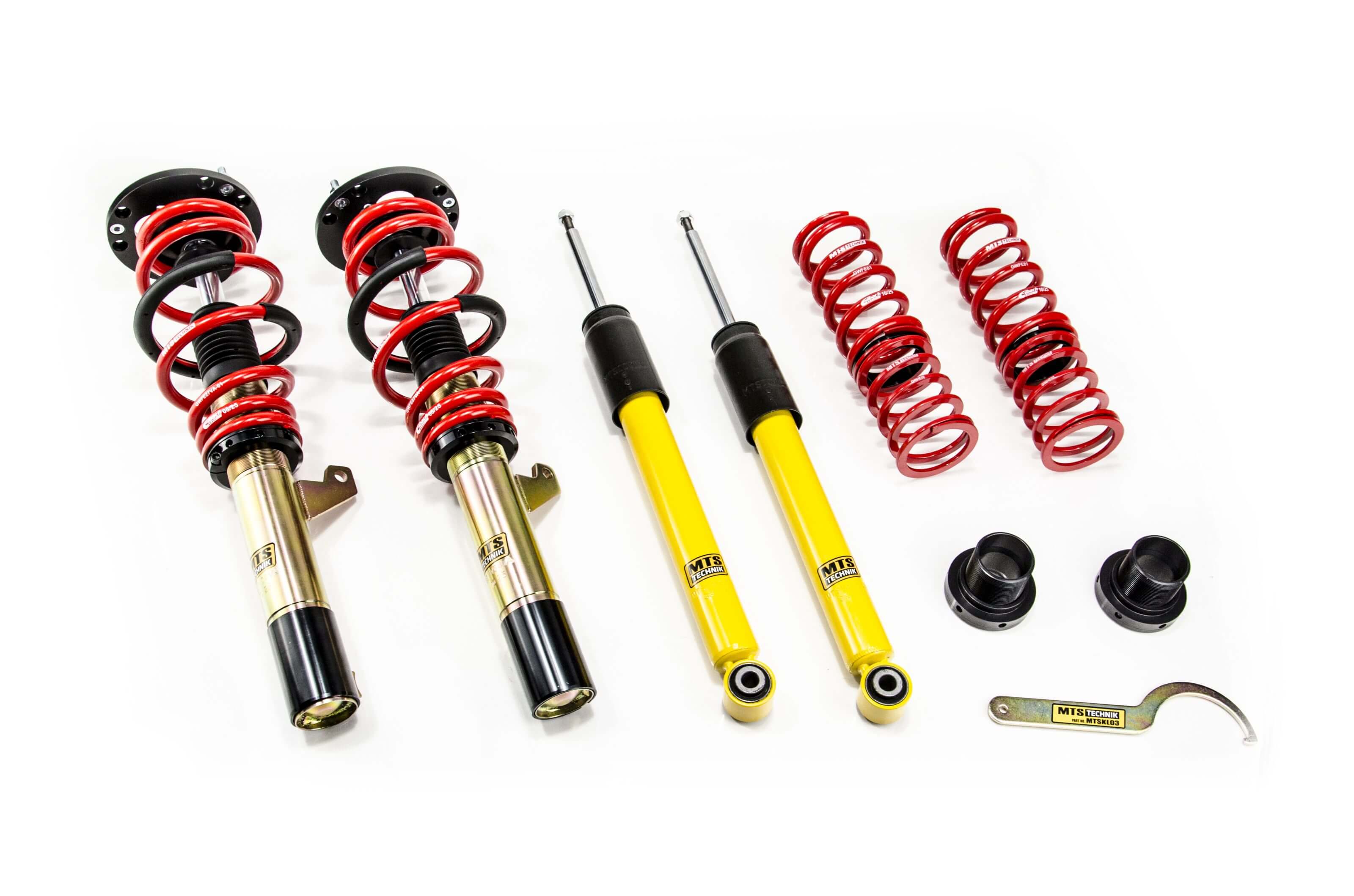 Suspensie Reglabila Coilover MTS Technik Stance pentru Audi A3 (8P), A3 Convertible (8P) / Seat ALTEA (5P), ALTEA XL (5P) si altele - MTSGWVW91-S