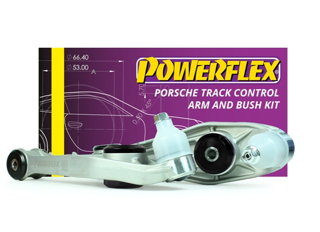 Bucsa poliuretan Powerflex brat de directie (kit) (Negru) - Porsche 997 (997), Boxster (987)