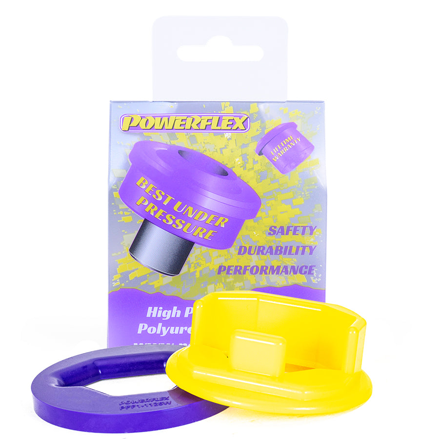 Insertie poliuretan Powerflex suport tampon motor superior - Alfa Romeo MiTo 955, Fiat Punto 199, Opel Corsa D / E - Galben