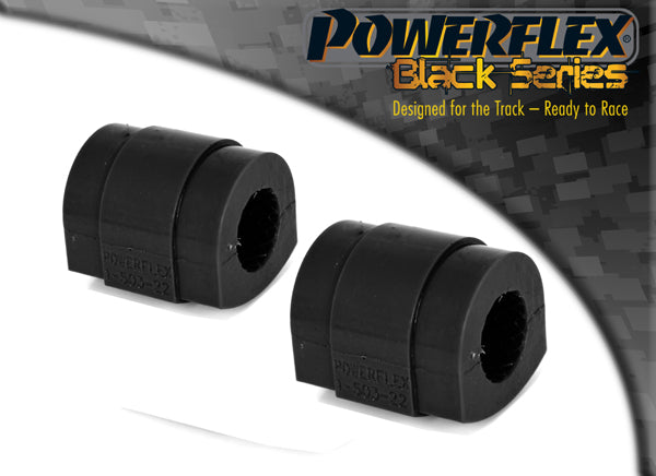Bucsa poliuretan Powerflex bara stabilizatoare fata 22mm (Negru) - Alfa Romeo Brera/Spider