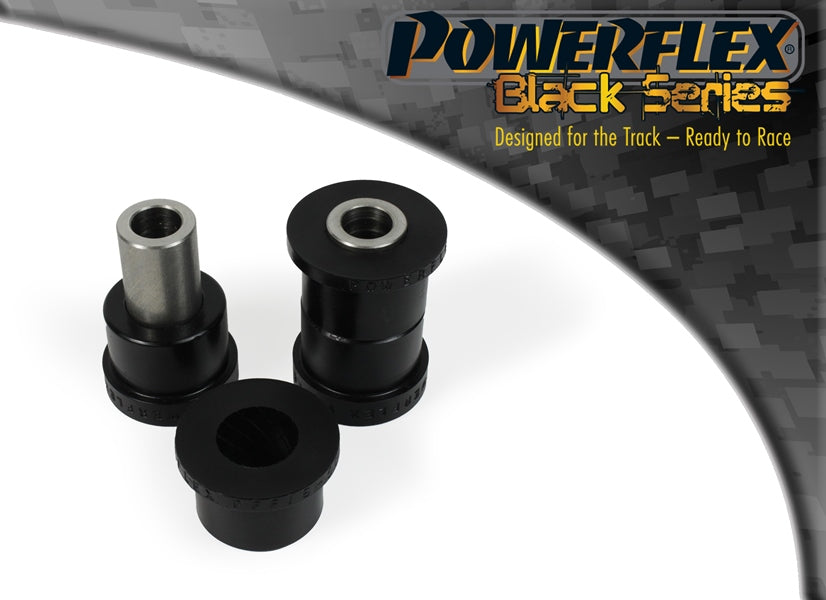 Bucse poliuretan Powerflex brat fata, prindere fata - Fiat 500 312 - Negru (2 buc)