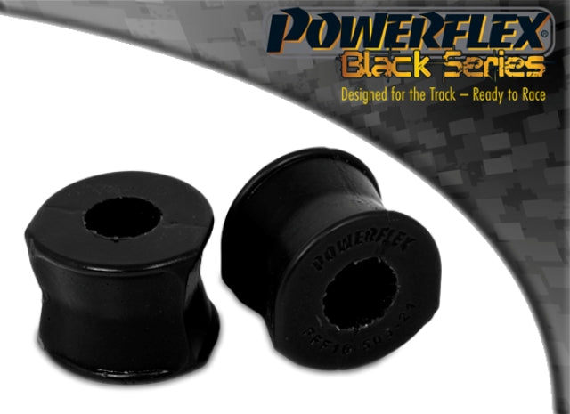 Bucse poliuretan Powerflex bara stabilizatoare fata 21mm - Fiat 500 312 - Negru (2 buc)