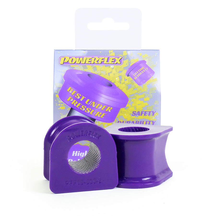 Bucse poliuretan Powerflex bara stabilizatoare fata 21mm (la sasiu) - Fiat Punto 188, Lancia Delta 836 - Mov (2 buc)