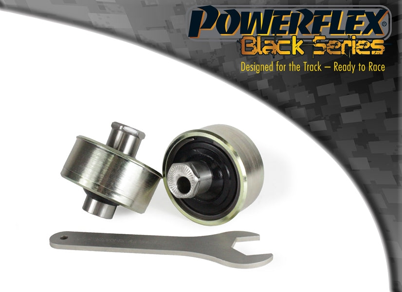 Bucsa poliuretan Powerflex spate brat fata inferior (offset caster reglabil) (Negru) - Ford Mondeo (MK3 (B4Y))