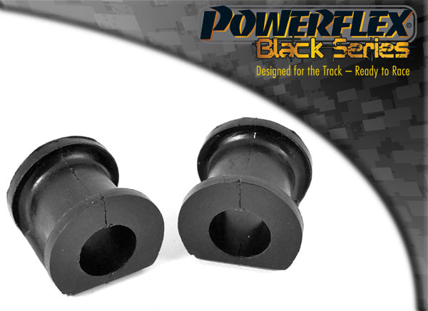 Bucsa poliuretan Powerflex suport bara stabilizatoare fata 20mm (Negru) - Ford Escort