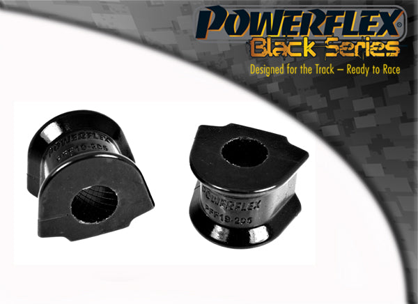 Bucse poliuretan Powerflex suport bara stabilizatoare fata 24mm - Ford Escort MK1 / MK3 / MK2 - Negru (2 buc)