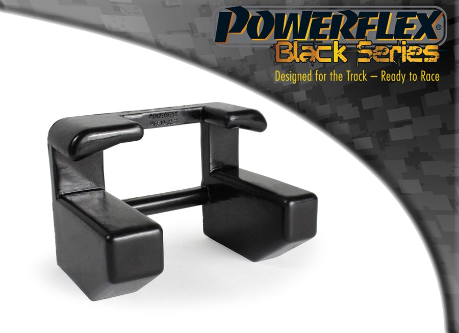 Insertie poliuretan Powerflex suport tampon cutie de viteze superior (Negru) - Ford Fiesta