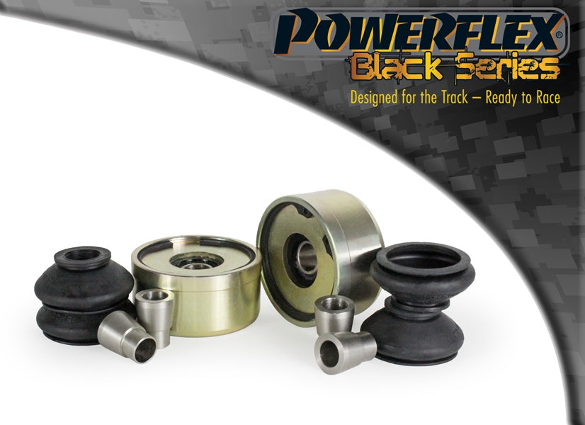 Bucsa poliuretan Powerflex inferior spate brat fata (Negru) - Ford Fiesta